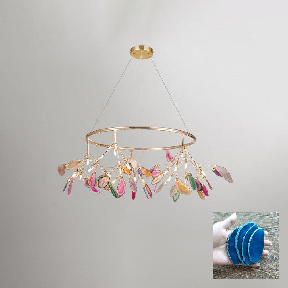 Dunselholm Agate Chandelier-Moonnatur