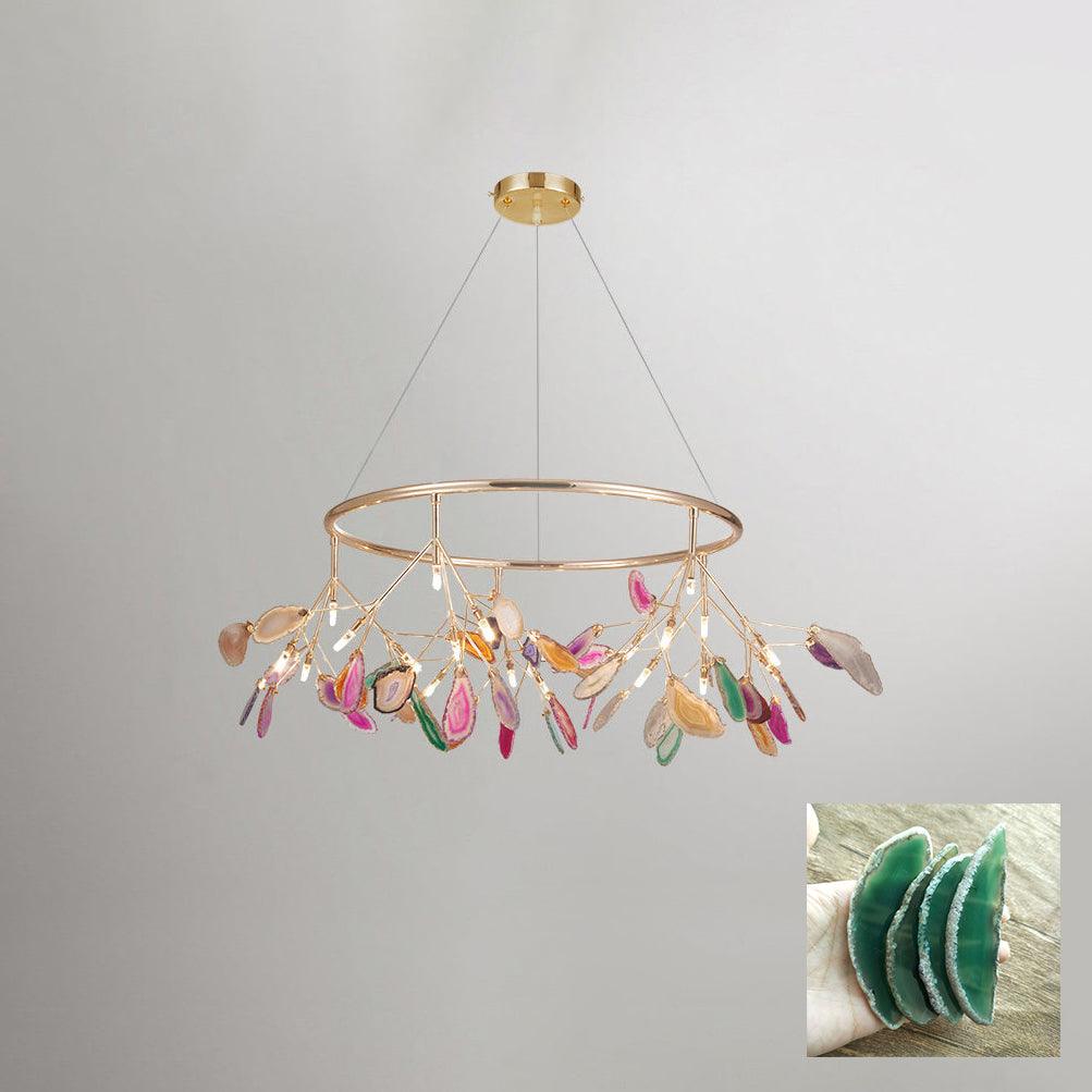 Dunselholm Agate Chandelier-Moonnatur