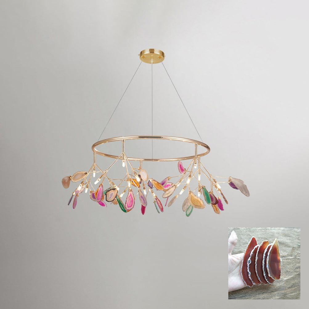 Dunselholm Agate Chandelier-Moonnatur