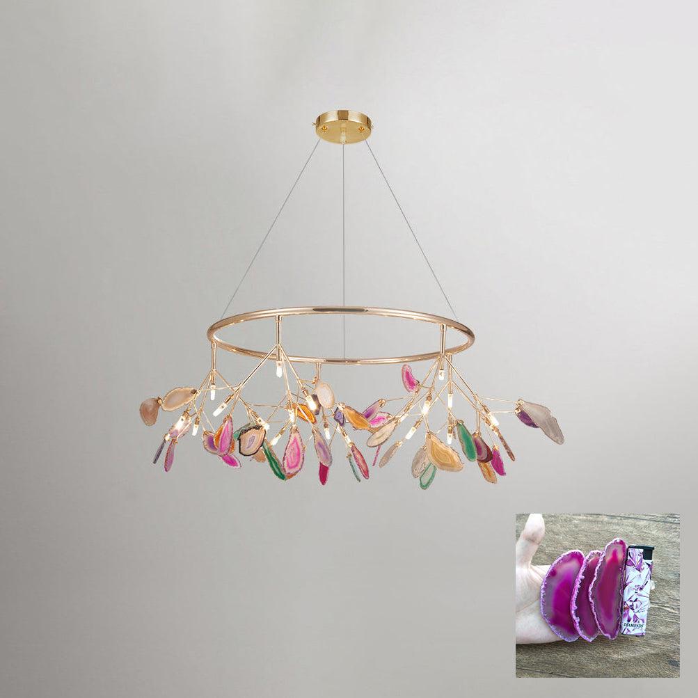 Dunselholm Agate Chandelier-Moonnatur