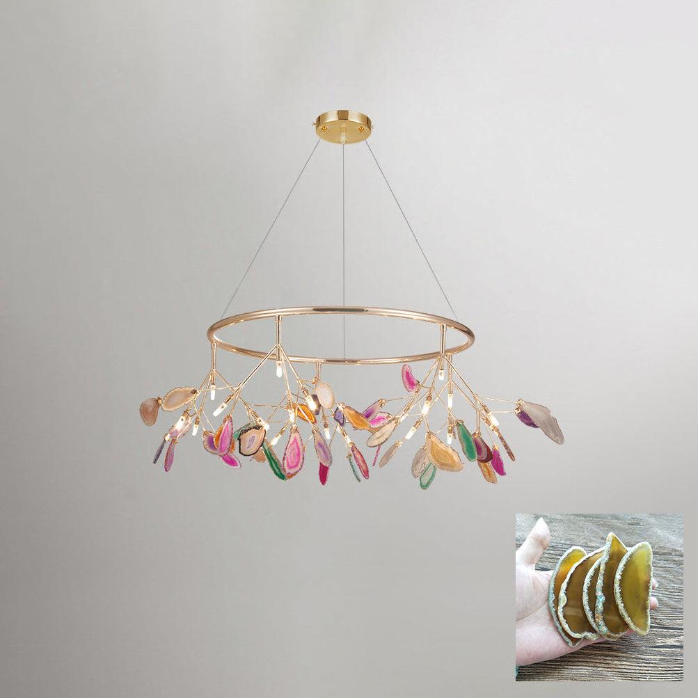 Dunselholm Agate Chandelier-Moonnatur