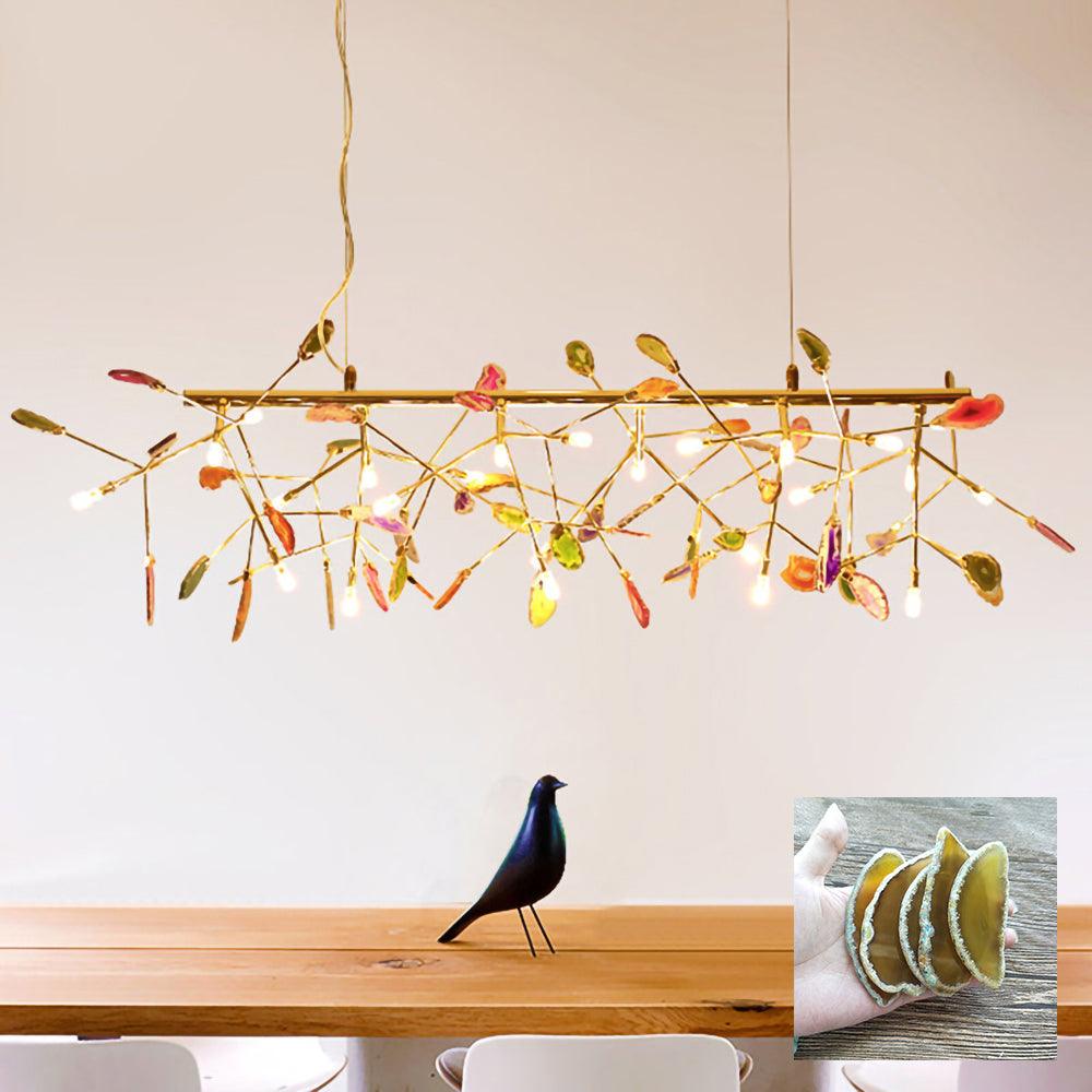 Dunselholm Agate Chandelier-Moonnatur