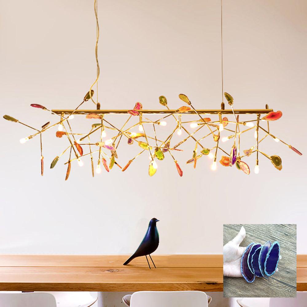 Dunselholm Agate Chandelier-Moonnatur