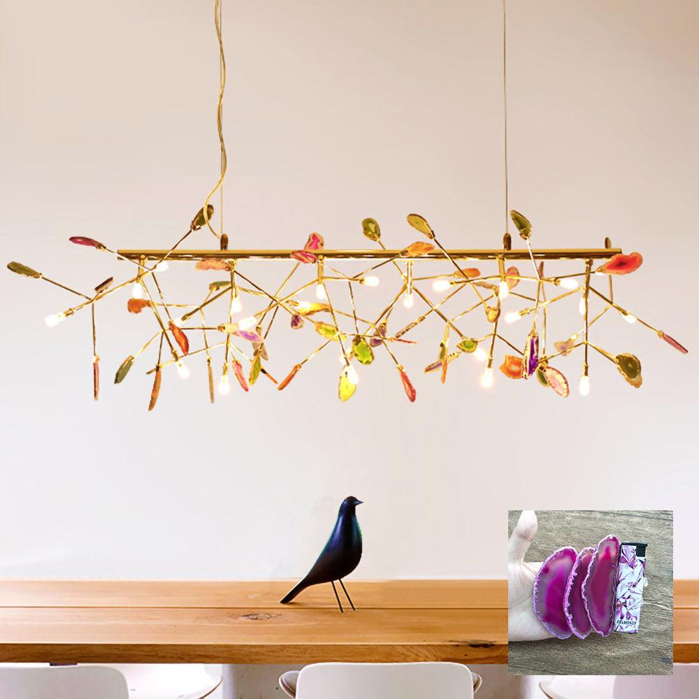 Dunselholm Agate Chandelier-Moonnatur