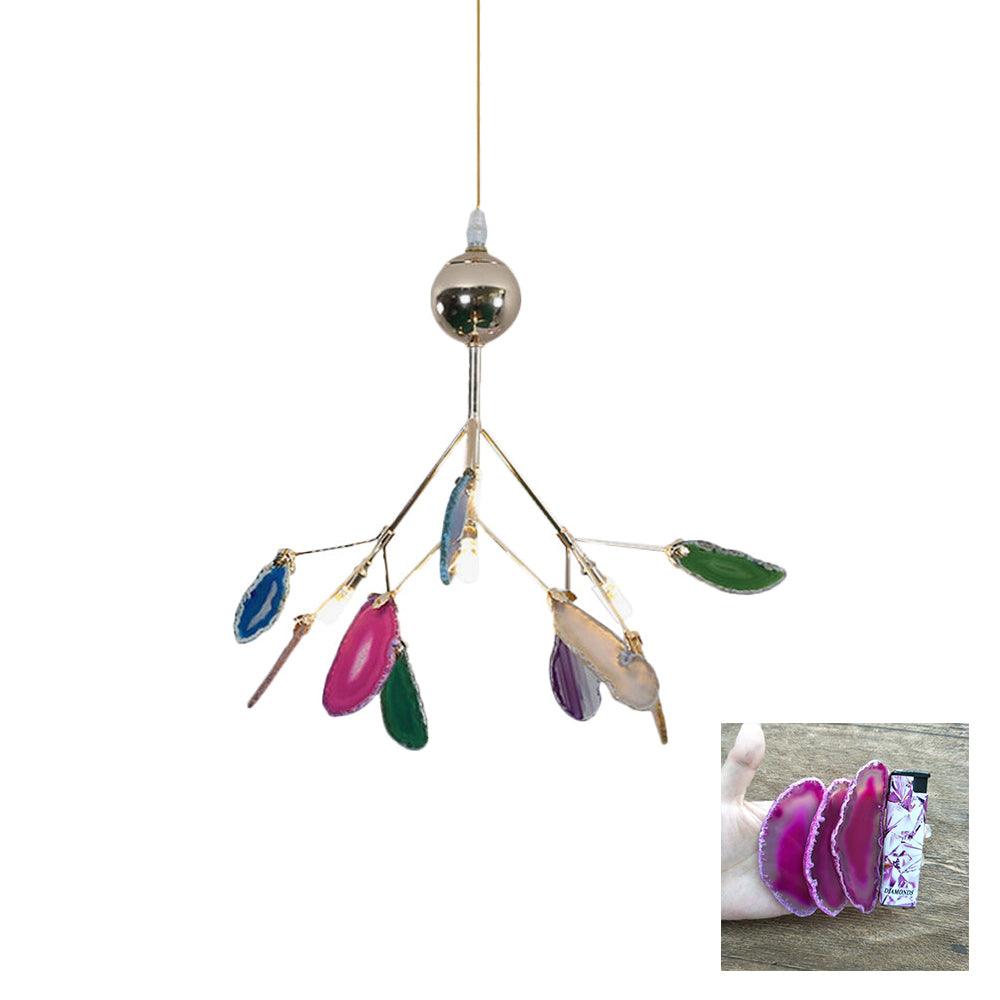 Dunselholm Agate Chandelier-Moonnatur