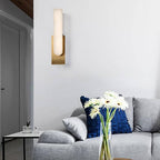 Cumberis Alabaster Wall Light-Moonnatur