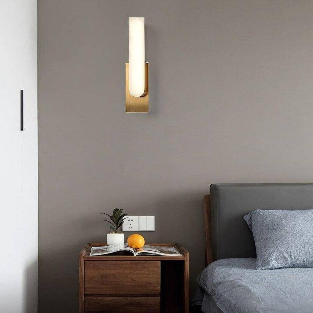Cumberis Alabaster Wall Light-Moonnatur