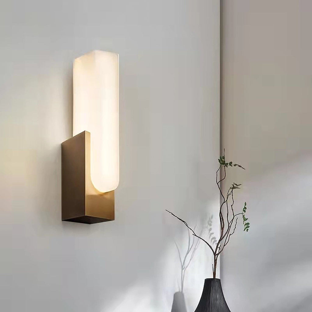 Cumberis Alabaster Wall Light-Moonnatur