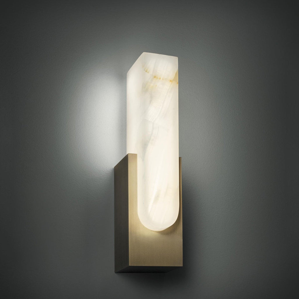 Cumberis Alabaster Wall Light-Moonnatur