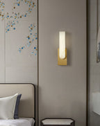 Valdenwell Alabaster Wall Light-Moonnatur