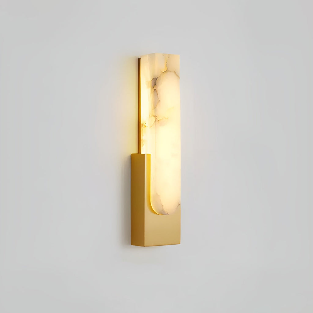 Valdenwell Alabaster Wall Light-Moonnatur