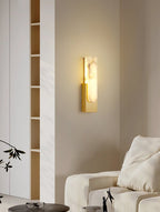 Valdenwell Alabaster Wall Light-Moonnatur