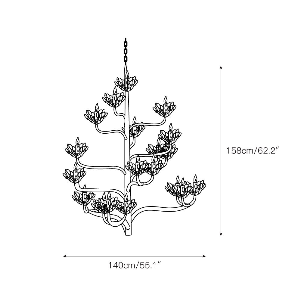 Savenaelle Crystal Chandelier-Moonnatur