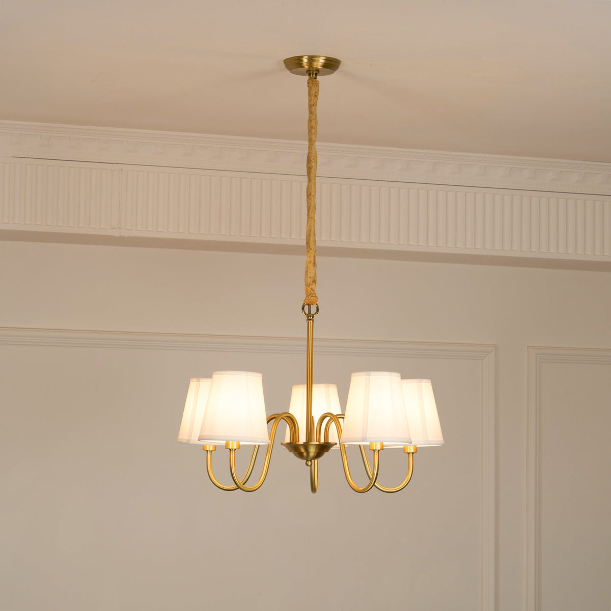 Sardenara Fabric Chandelier-Moonnatur