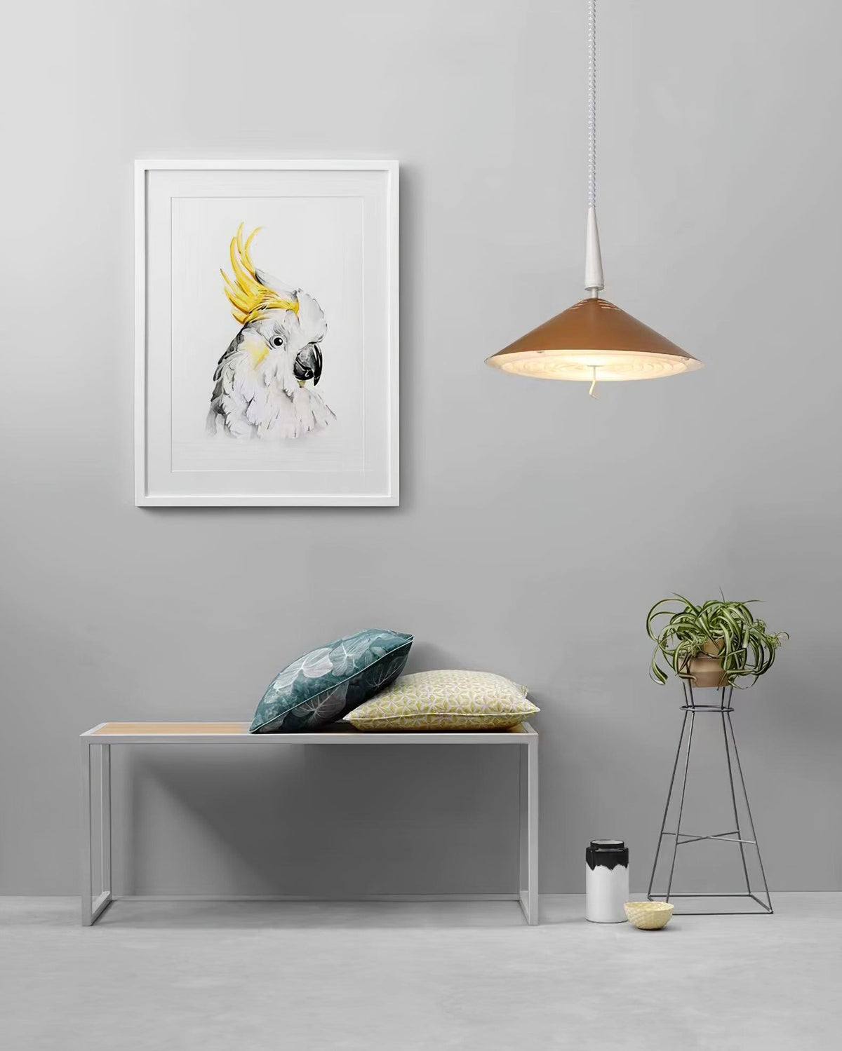 Everora Iron Pendant Light-Moonnatur