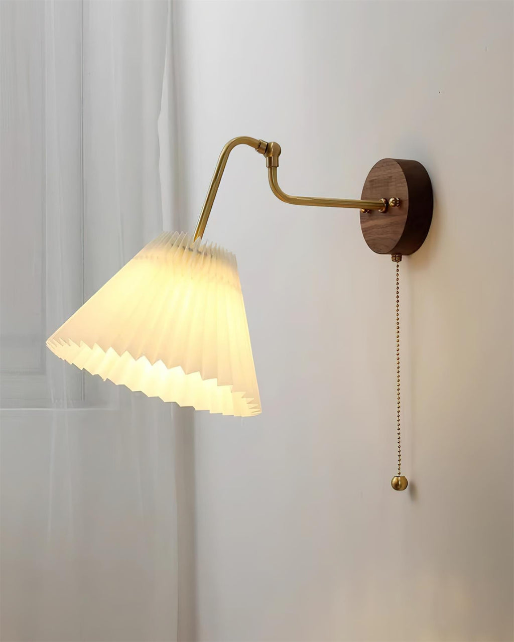 Nethenis Fabric Wall Light-Moonnatur