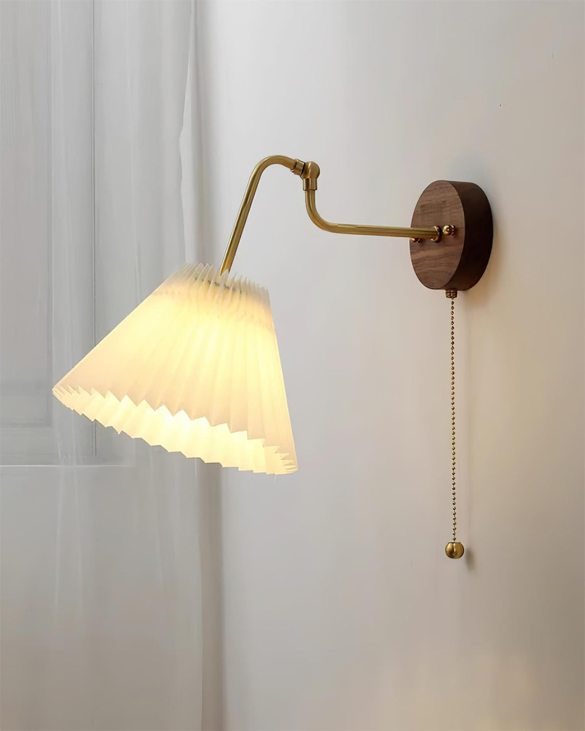 Nethenis Fabric Wall Light-Moonnatur