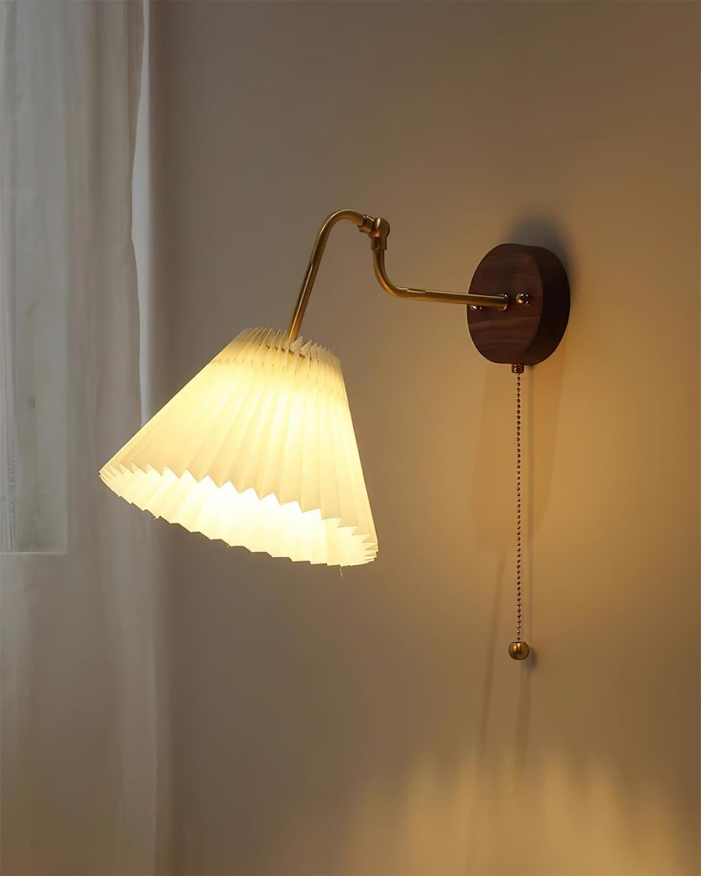 Nethenis Fabric Wall Light-Moonnatur