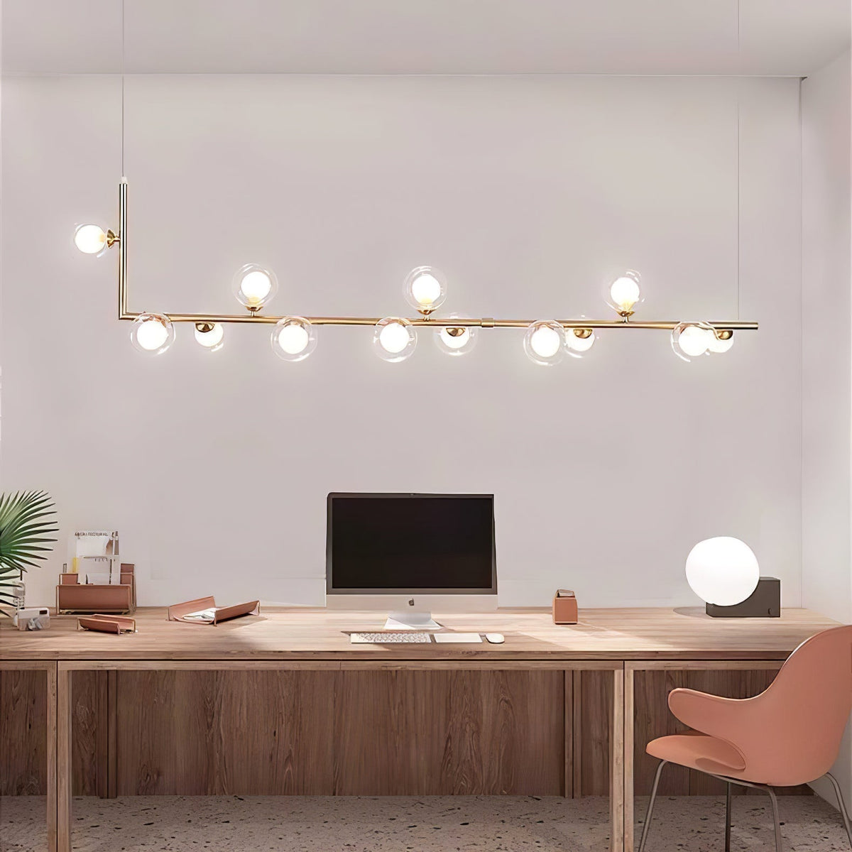 Mireth Glass Chandelier-Moonnatur