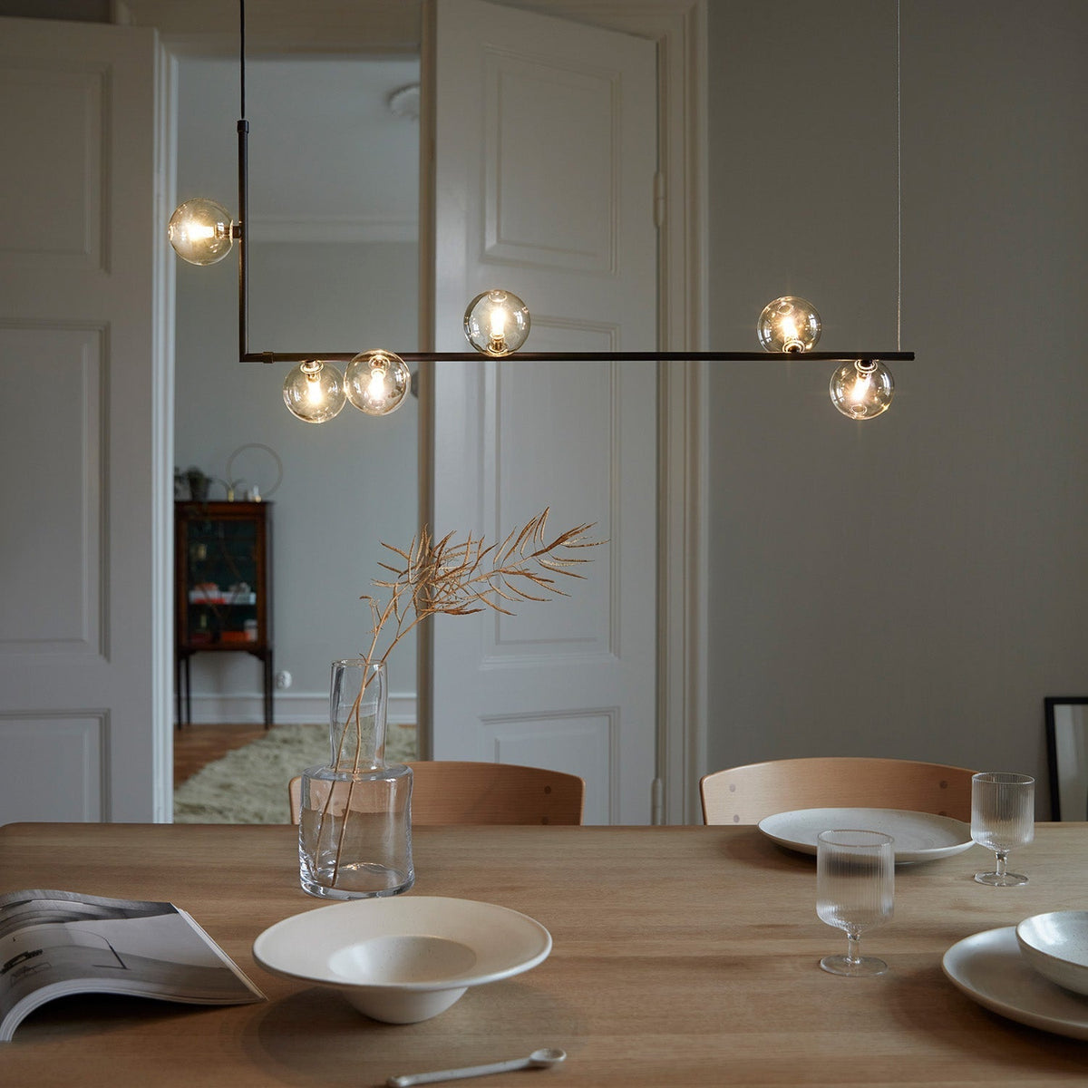 Mireth Glass Chandelier-Moonnatur