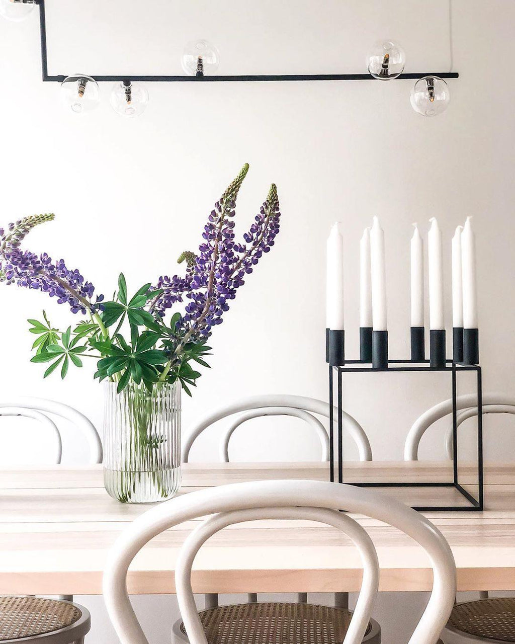 Mireth Glass Chandelier-Moonnatur
