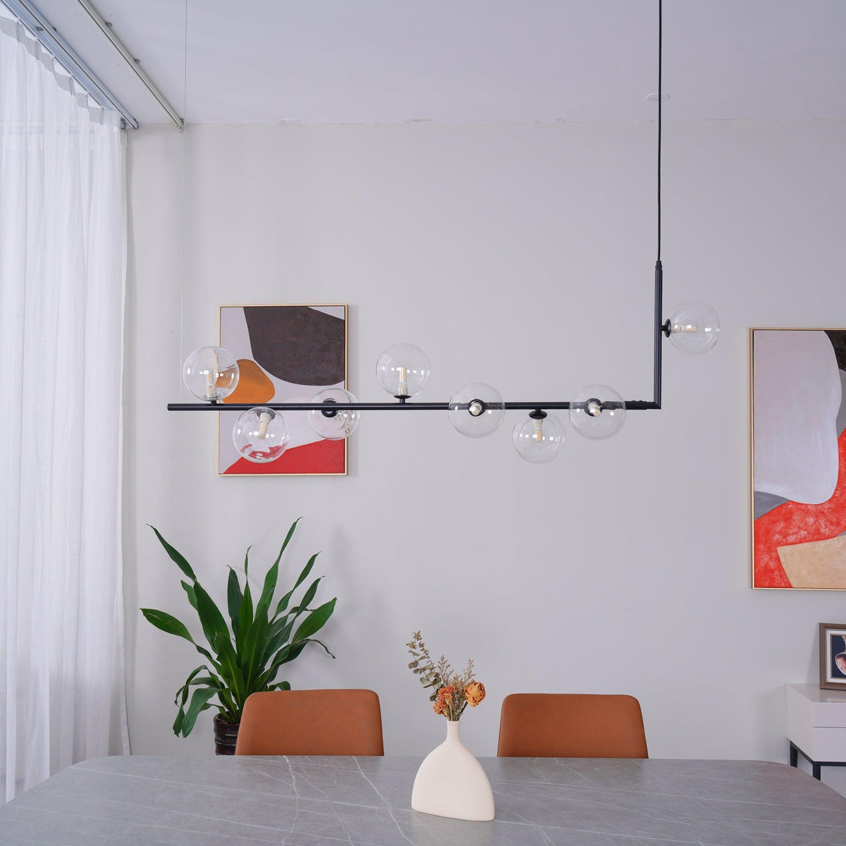 Mireth Glass Chandelier-Moonnatur