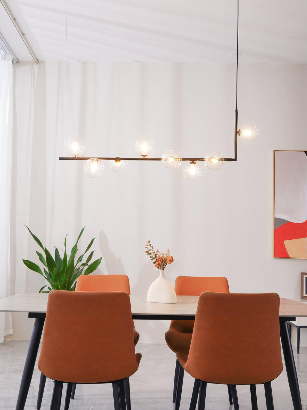 Mireth Glass Chandelier-Moonnatur