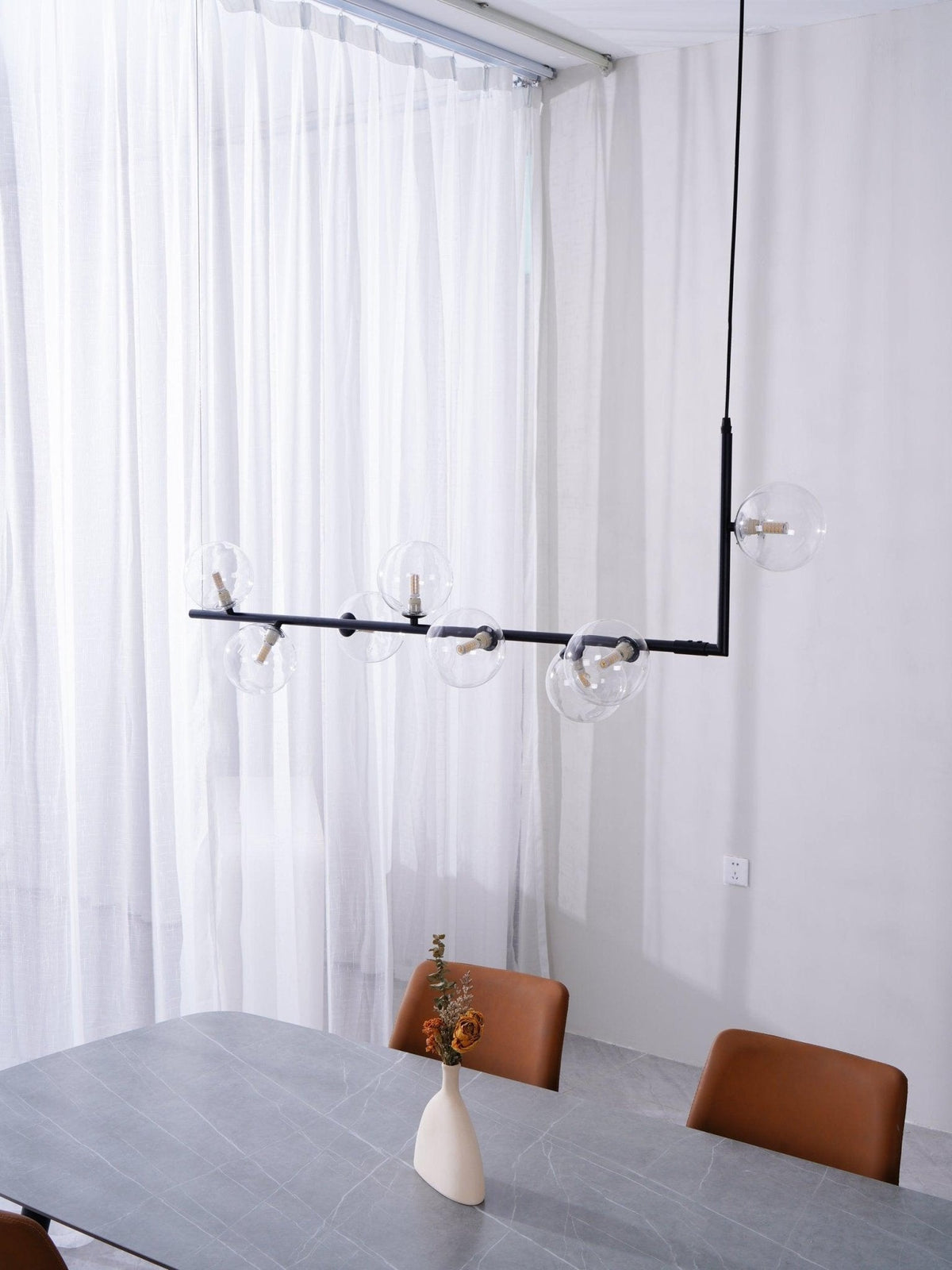 Mireth Glass Chandelier-Moonnatur