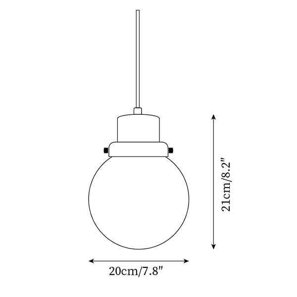 Kenrenlark Glass Pendant Light-Moonnatur