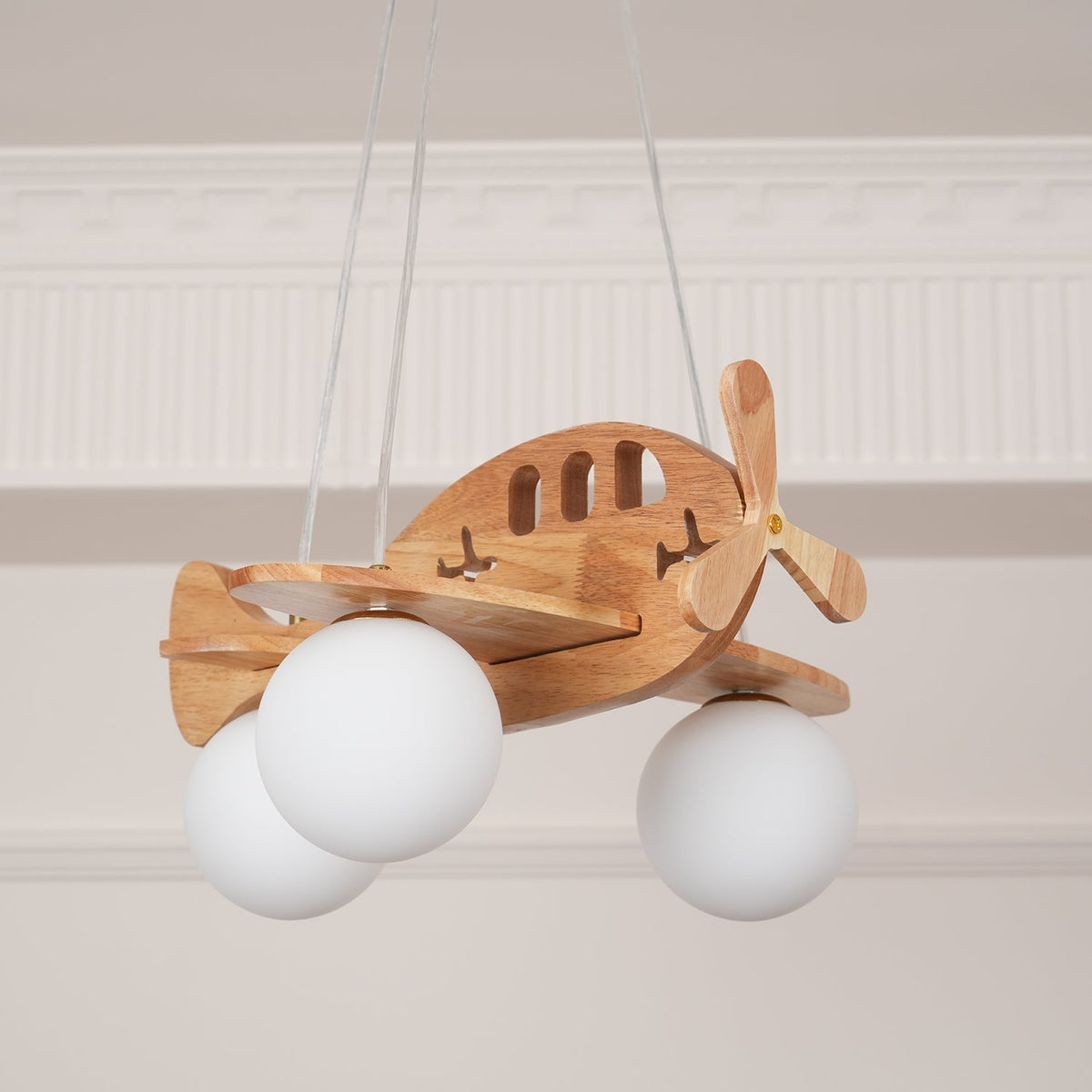 Baldenia Wood Pendant Light-Moonnatur
