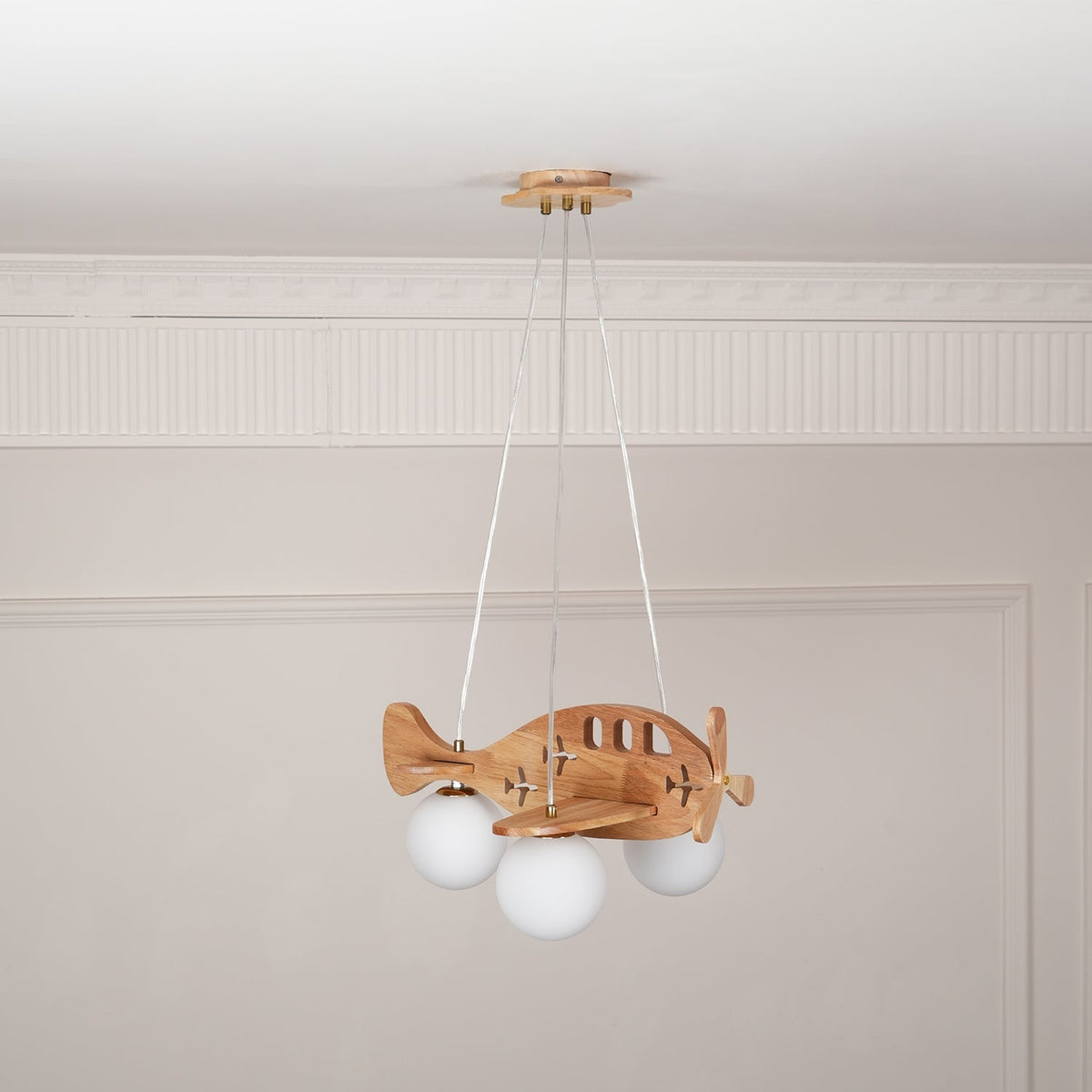 Baldenia Wood Pendant Light-Moonnatur