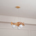 Baldenia Wood Pendant Light-Moonnatur