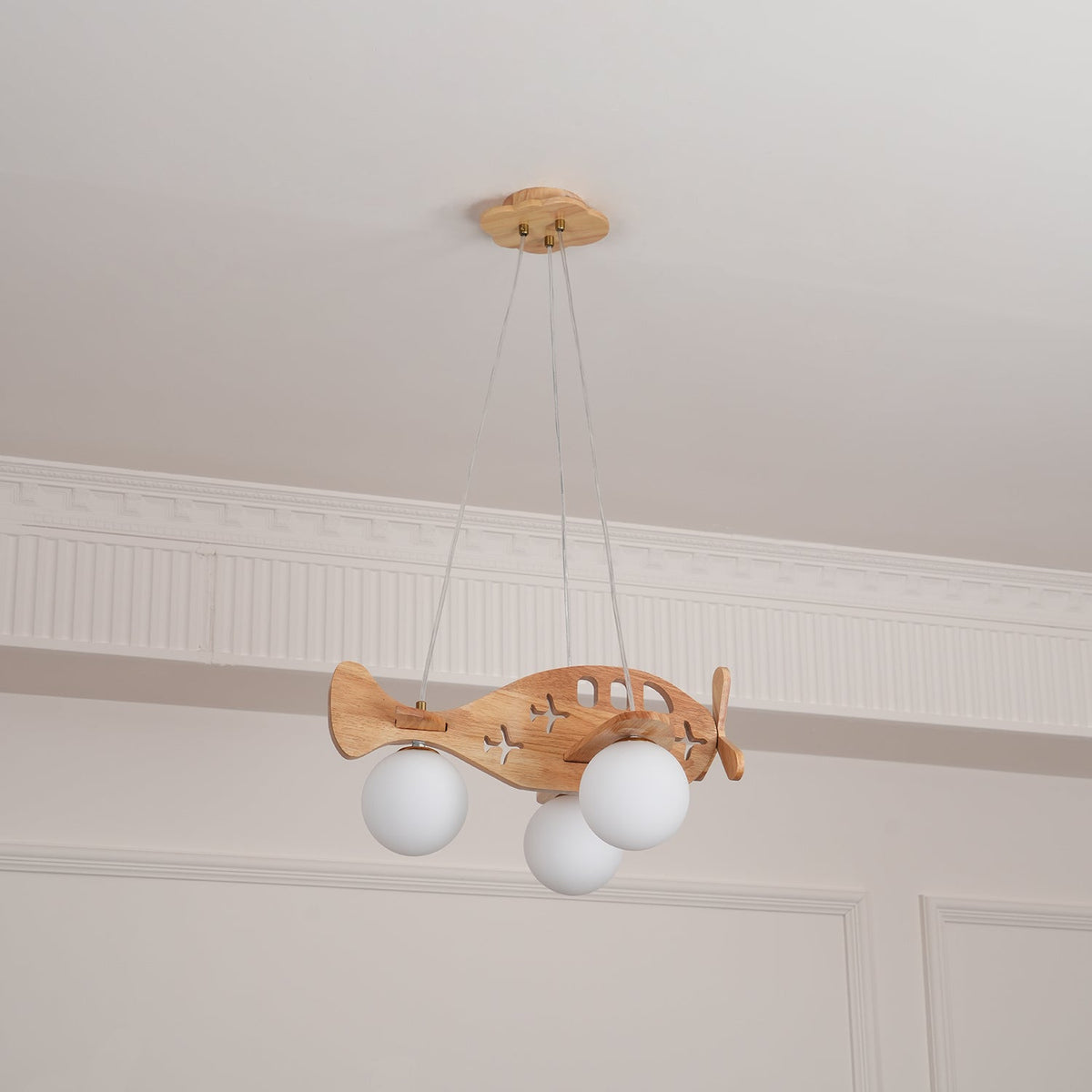 Baldenia Wood Pendant Light-Moonnatur