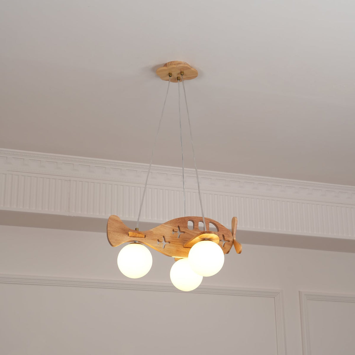 Baldenia Wood Pendant Light-Moonnatur