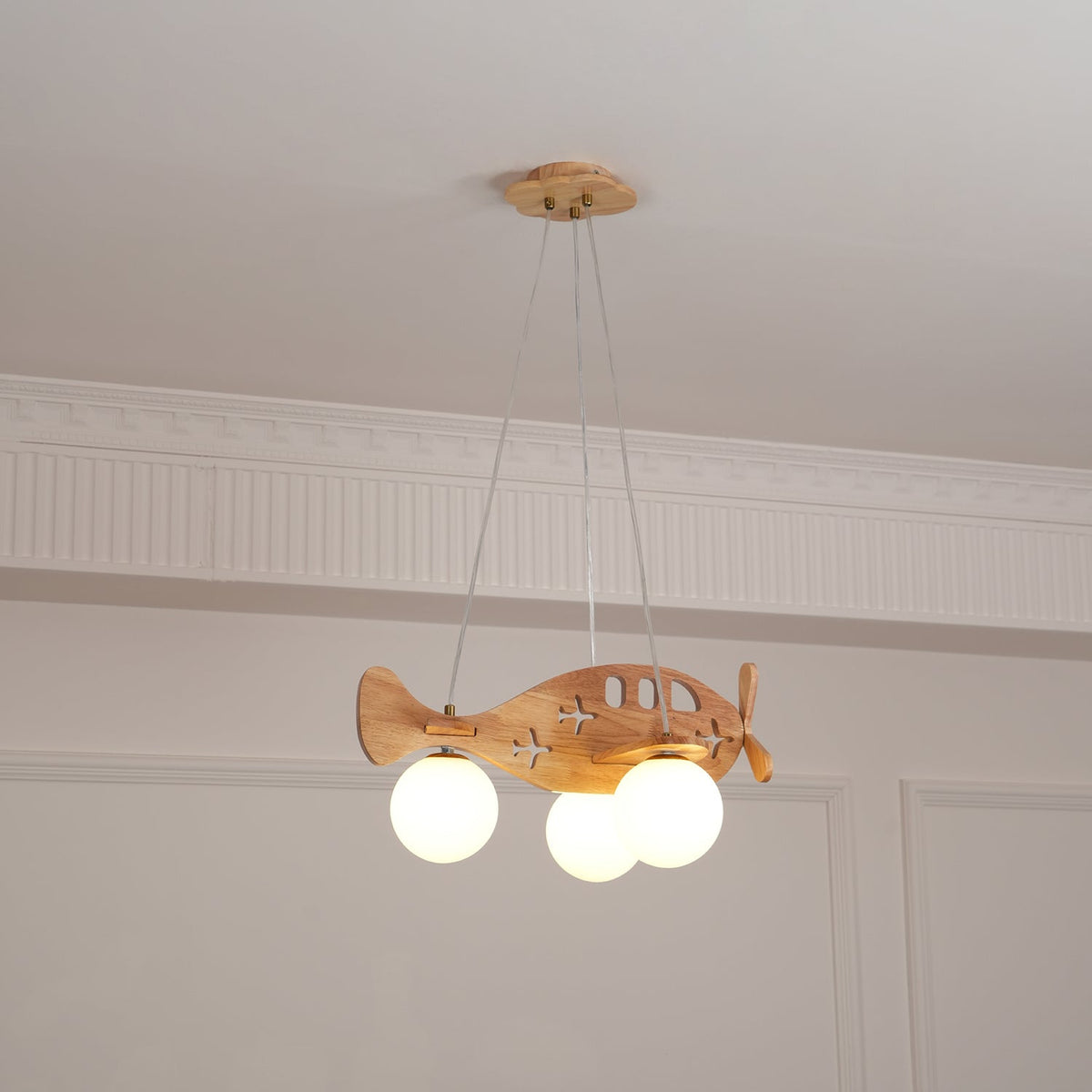 Baldenia Wood Pendant Light-Moonnatur