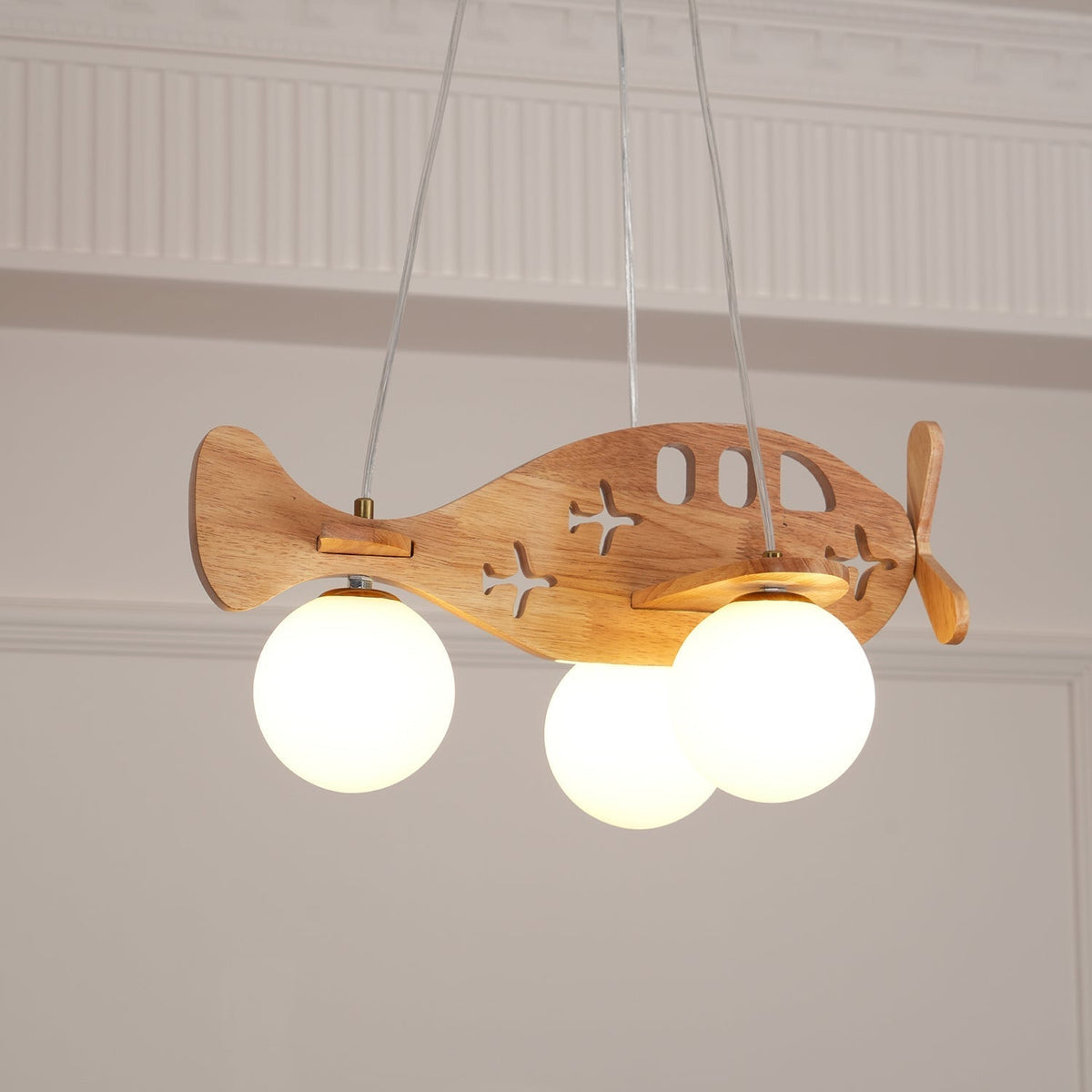 Baldenia Wood Pendant Light-Moonnatur