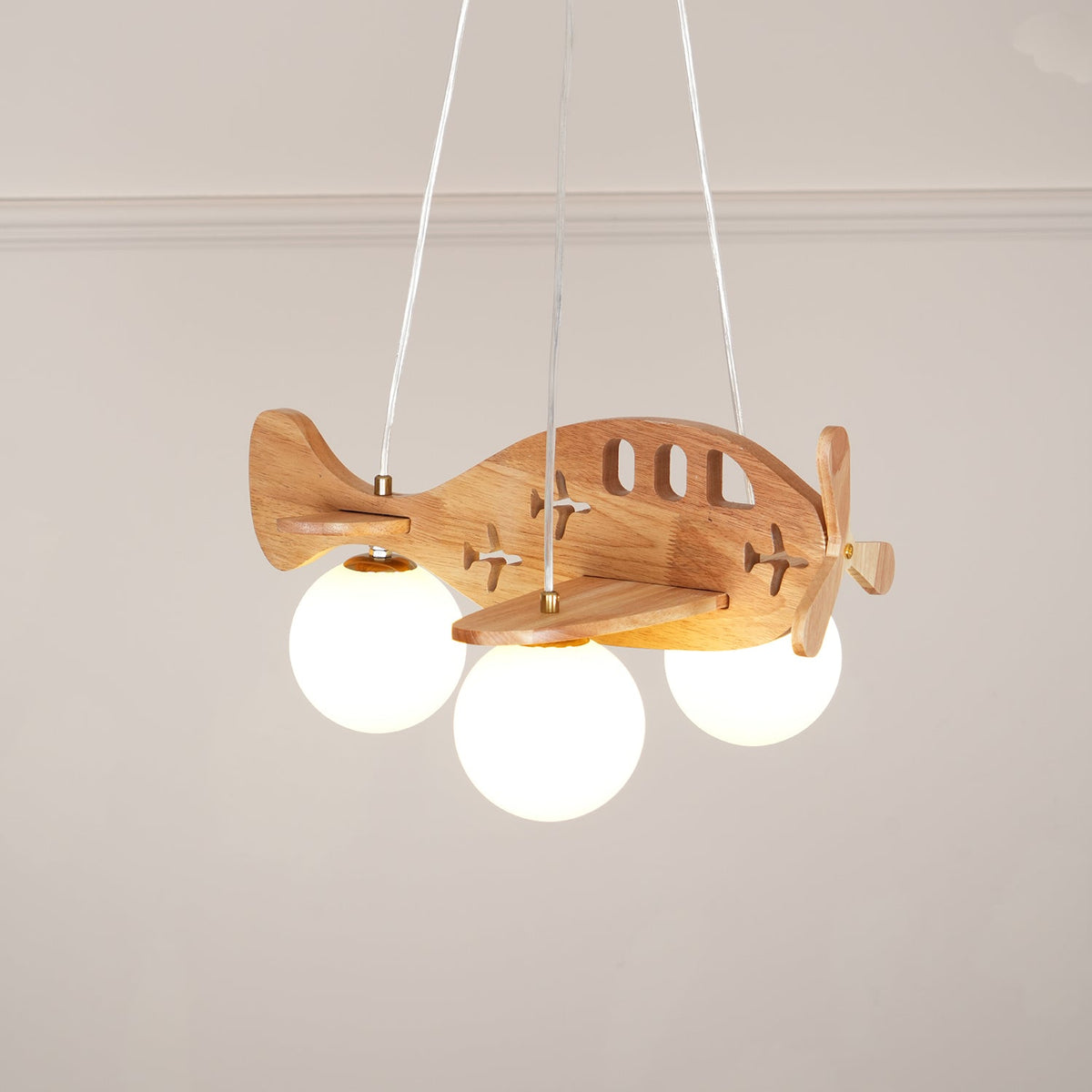 Baldenia Wood Pendant Light-Moonnatur