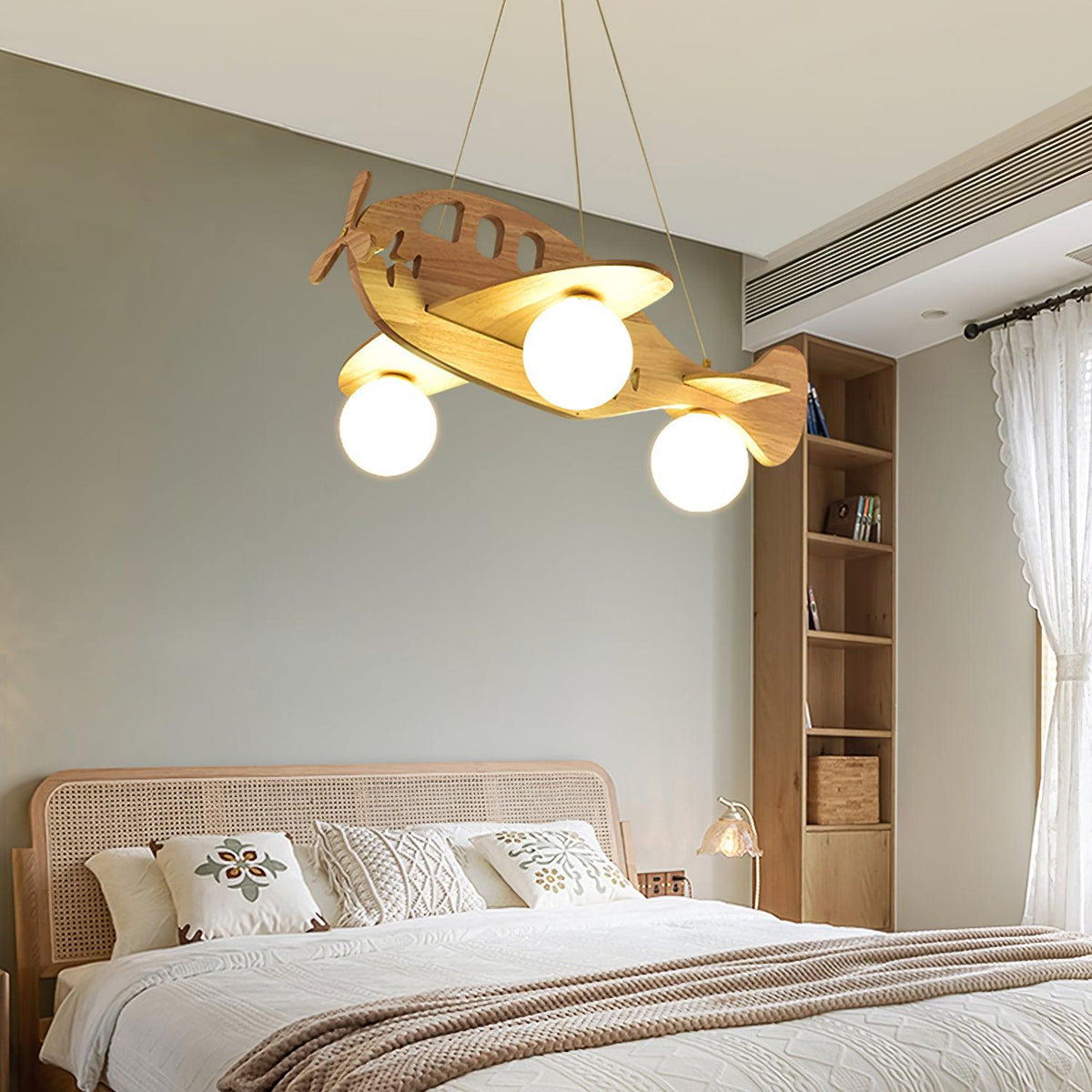 Baldenia Wood Pendant Light-Moonnatur