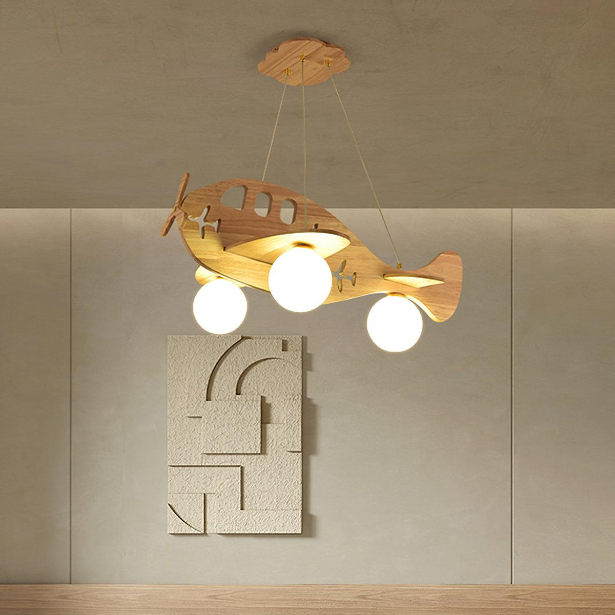 Baldenia Wood Pendant Light-Moonnatur