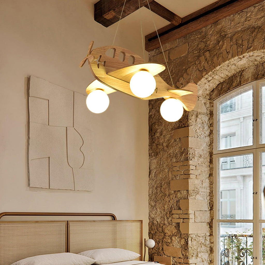 Baldenia Wood Pendant Light-Moonnatur