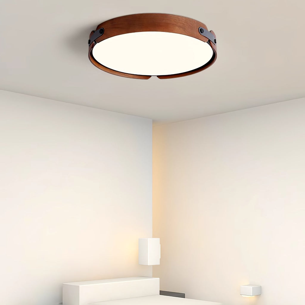 Qeroma Wood Ceiling Light-Moonnatur