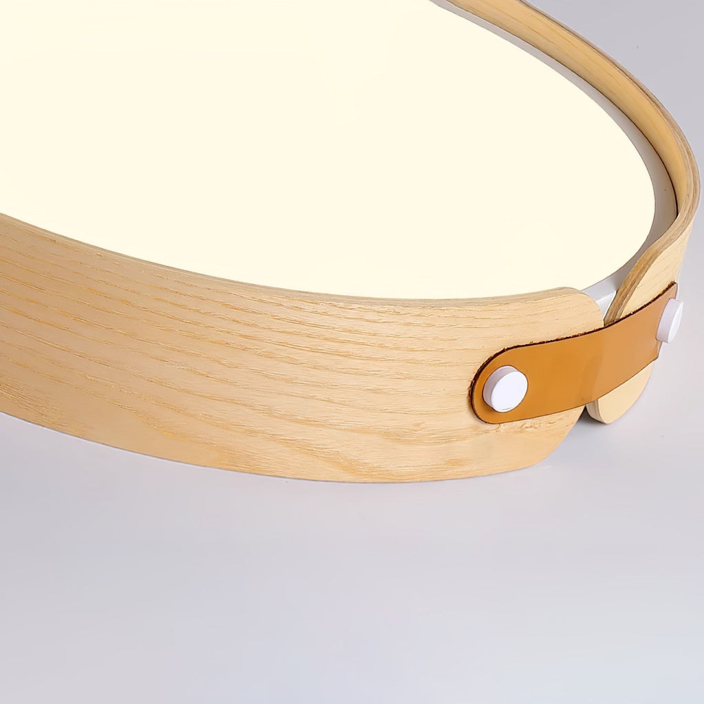 Qeroma Wood Ceiling Light-Moonnatur