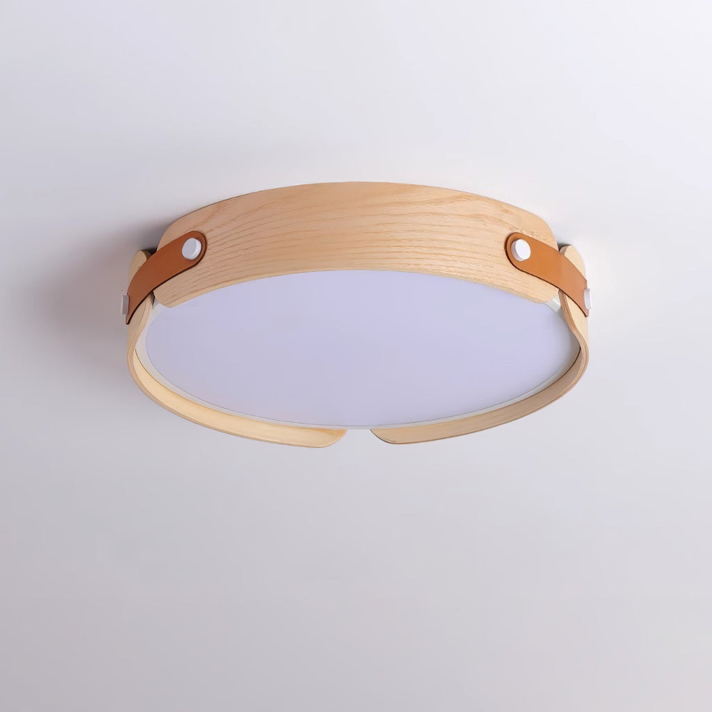 Qeroma Wood Ceiling Light-Moonnatur
