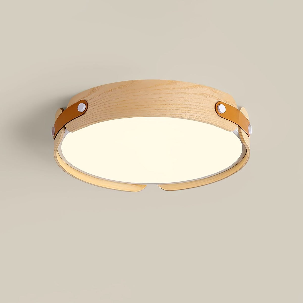 Qeroma Wood Ceiling Light-Moonnatur