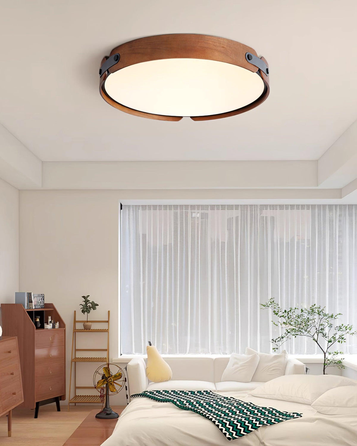 Ordeloria Wood Ceiling Light-Moonnatur
