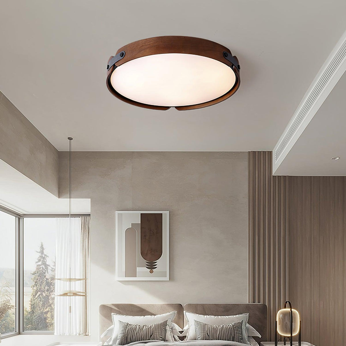 Ordeloria Wood Ceiling Light-Moonnatur