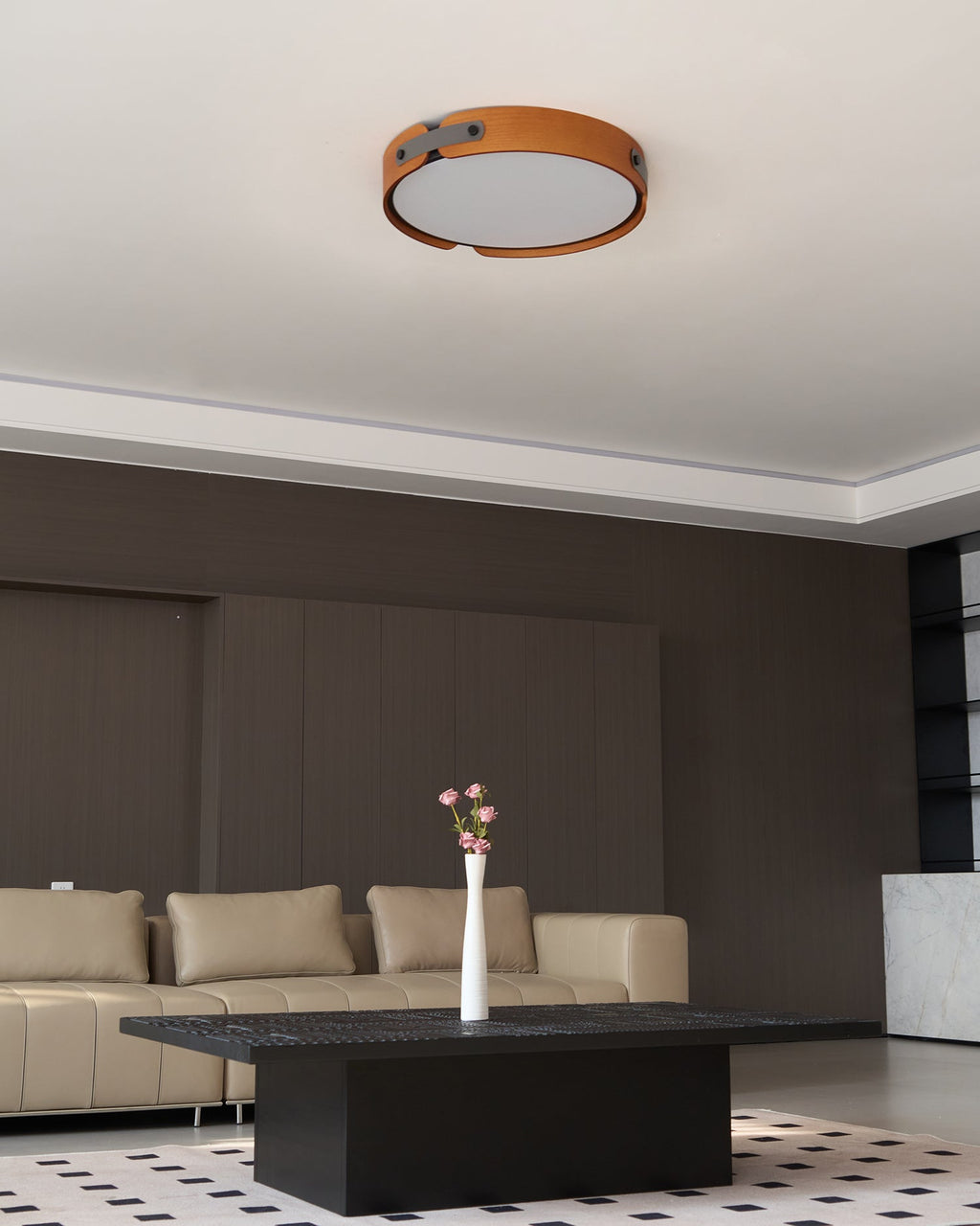 Ordeloria Wood Ceiling Light-Moonnatur