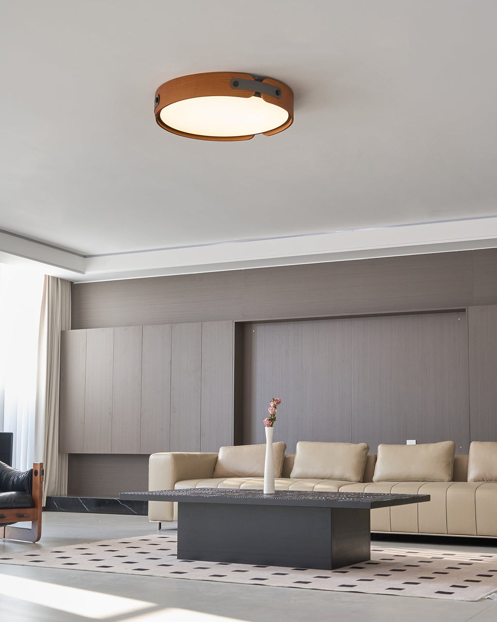 Ordeloria Wood Ceiling Light-Moonnatur