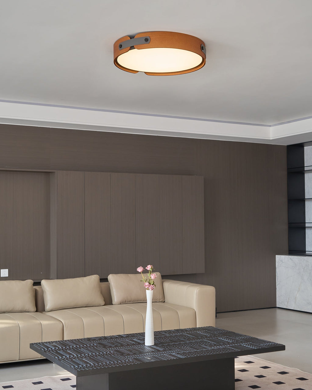 Ordeloria Wood Ceiling Light-Moonnatur