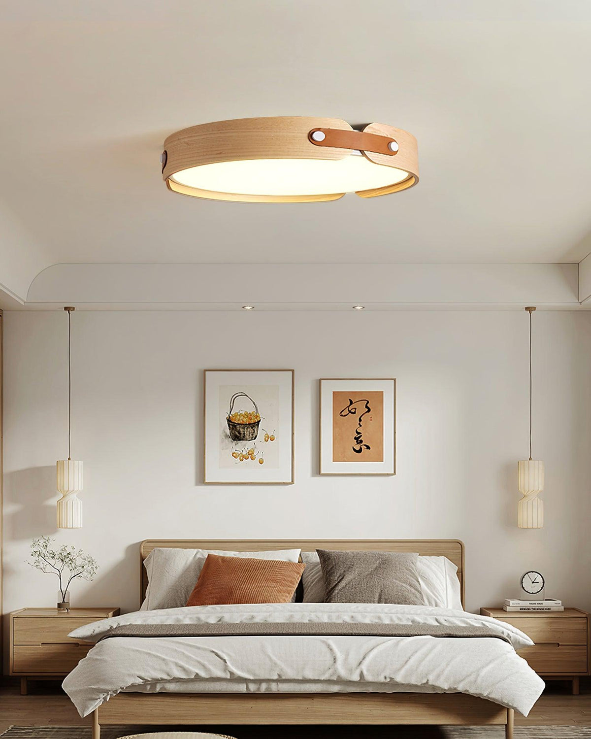 Ordeloria Wood Ceiling Light-Moonnatur